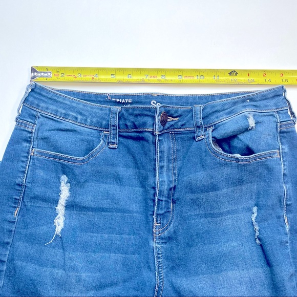 SO blue high rise skinny jeans size 13 - Picture 3 of 6
